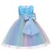 ZHAGHMIN Teen Girl Dresses Kids Dress Floral Gown Girls Birthday Wedding Princess Pageant Party Bridesmaid Girls Dress&Skirt Girls Size 6 Dresses Girls Sweater And Dress Girls Sweaters Size 8 Toddle