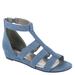 Masseys Athena - Womens 9.5 Blue Sandal W