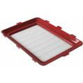 Lot de 2 plateaux de conservation rouges Fresh&Clik, réutilisables, conservent les aliments,