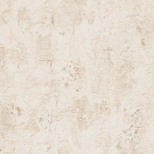 A.s.creations - Papier peint intissé beige et crème Tapisserie moderne effet métallique Papier