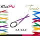 KnitPro Trendz Rundstricknadeln 60 cm glatte Oberfläche Acryl verschiedene Farben 13 Größen
