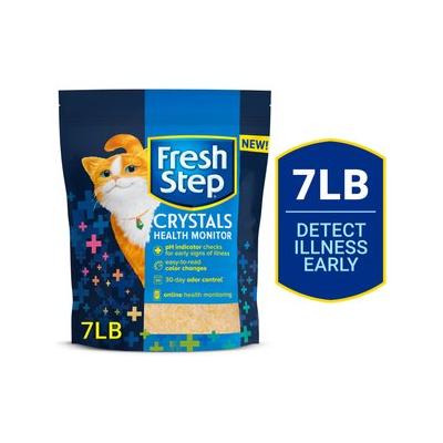 Fresh Step Crystals Health Monitor Unscented Cat Litter, 7-lb