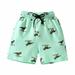 2DXuixsh Girls Summer Shorts Children s Shorts in Summer New Products Small and Medium Sized Children s Clothing Rope Print Cotton Shorts Kids Soccer Shorts Girls Mint Green Size 120