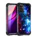 Casetego for Samsung Galaxy A13 5G Case Shiny in The Dark Heavy Duty Sturdy Shockproof Full Body Protective Cover Case Shiny Blue