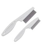 2-Piece Pet Grooming Comb Set - Stainless Steel Deshedding Tools for Dogs & Cats Effective Detangling Solution TIKA