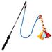 Pole for Dogs with Fleece Rope Tether Large Breed Long Heavy Duty Interactive Dog Toys Dog Teaser for Outside Playing Exercise