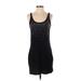 Express Casual Dress - Shift Scoop Neck Sleeveless: Black Dresses - Women's Size Small