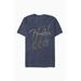 Men's Big & Tall Triple Fret Graphic Tee by Fender in Navy (Size XLT)