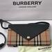 Burberry Bags | Burberry Vintage Check And Leather Wallet With Detachable Strap | Color: Black/Tan | Size: 20.5x3x12cm /8.1x1.2x4.7in