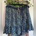 Michael Kors Skirts | Michael Kors Belted Skirt | Color: Blue/Green | Size: Xl