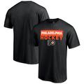 Men's Fanatics Branded Black Philadelphia Flyers Gain Ground T-Shirt