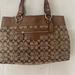 Coach Bags | Coach Penelope Shopper Brown Shoulder Tote | Color: Brown/Tan | Size: Os