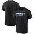 Men's Fanatics Branded Black Carolina Panthers Spirit T-Shirt