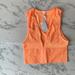 Urban Outfitters Tops | Bright Orange Out From Under Urban Outfitters V Neck Cropped Top Size Small Nwt | Color: Orange | Size: S