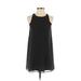 Leith Casual Dress - Shift Crew Neck Sleeveless: Black Dresses - Women's Size X-Small