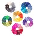 Glaciart One Felt Pom Poms, Wool Balls (1000 Pieces) 1 Centimeter - 0.4 Inch, Handmade Felted 40 Color (Red, Blue, Orange, Yellow, Black, Pastel and More) Bulk Small Puff for Felting and Garland