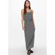 Maxikleid ONLY "ONLWINNER S/L MAXI DRESS NOOS PTM", Damen, Gr. 34 (XS), N-Gr, schwarz (schwarz graphic circle), Jersey, Obermaterial: 97% Polyester, 3% Elasthan, gemustert, modisch, regular fit knöchellang, Rundhals, ohne Ärmel, Kleider, mit...