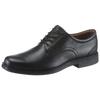 Schnürschuh CLARKS "Aldric Lace", Herren, Gr. 42, schwarz, Leder, elegant, Schuhe, mit weicher Lederinnensohle, Freizeitschuh, Halbschuh, Schnürschuh