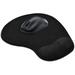 Aigemi Mouse Pad Mouse Pad with Gel Wrist Support (Black)