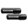 999inks Compatible Twin Pack Xerox 106R03580 Black Standard Capacity Laser Toner Cartridges (2 Pack)