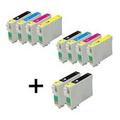 Compatible Multipack Epson Stylus Office BX300F Printer Ink Cartridges (10 Pack) -C13T08914011