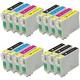 Compatible Multipack Epson Stylus CX4300 Printer Ink Cartridges (15 Pack) -C13T07114011