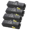 999inks Compatible Quad Pack Kyocera TK-1140 Black Laser Toner Cartridges (4 Pack)