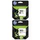 HP 302XL Black/Tri-Colour Original High Capacity Inkjet Printer Cartridges (2 Pack)