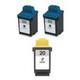 999inks Compatible Multipack Lexmark 50/20 1 Full Set + 1 Extra Black Inkjet Printer Cartridges (3 Pack)