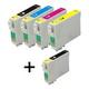 Compatible Multipack Epson Stylus SX215 Printer Ink Cartridges (5 Pack) -C13T07114011