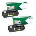 Lexmark 53B2000 Black Standard Capacity Original Laser Toner Cartridge Twin Pack (2 Pack)