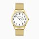 Sekonda Sekonda Easy Reader Ladies Watch | Gold Alloy Case & Stainless Steel Expander Bracelet with White Dial | 30124