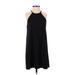 Forever 21 Casual Dress - Shift Crew Neck Sleeveless: Black Print Dresses - Women's Size Small
