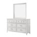 Red Barrel Studio® Aries 6 Drawer Dresser Wood in White | 36 H x 60 W x 16.88 D in | Wayfair E1C52CA17F134AC9B8C24B7FF50F1837