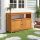 Vidaxl - Table console de jardin 110x35x75 cm bois massif d'acacia