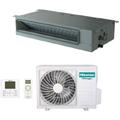 Hisense - inverter air conditioner ducted 9000 btu adt26ux4rbl4 r-32 wi-fi optional with remote