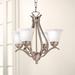 Kichler Dover 18" Wide Four Light Brushed Nickel Uplight Chandelier