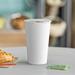 Nicole Fantini Disposable Poly Paper Hot Cups w/ Flat Tear-Back Lid For Hot/Cold Drink in White | 16 oz | Wayfair CU138-CUPS-250