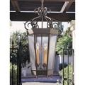 2nd Ave Lighting Regency 4 -Bulb 26.5" H Mains Only Outdoor Hanging Lantern Glass/Metal | 12 W x 12 D in | Wayfair 117523.261U.RM