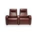 Bass Signature Series Home Theater Lounger (Row of 2) | Wayfair St. Tropez Row of 2 Lounger(Cognac Wood Feet)(Gold cup holders)