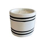 Rosecliff Heights Citrus Tree Scented Designer Candle Soy in Black/White | 5 H x 5 W x 5 D in | Wayfair 68F82C15AD334EE18E5AC160F811A20E