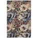 Green/White 72 x 48 x 0.35 in Indoor Area Rug - Winston Porter Kasie-Jane Floral Hand Tufted Wool/Area Rug in Green/Ivory Cotton/Wool | Wayfair