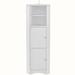 Red Barrel Studio® Cabinet w/ Doors 7 Wood in White | 61.01 H x 14.95 W x 14.95 D in | Wayfair 4AF46B5AB3F240198E72D3975EF26641