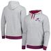 Men's Mitchell & Ness Heather Gray Colorado Avalanche Classic French Terry Pullover Hoodie