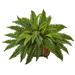 32" Boston Fern Artificial Plant with Metal Planter