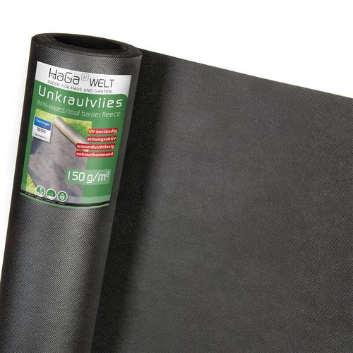 Unkrautschutzvlies 150g/m² 0,5m x 50m als Wurzelsperre Unkrautvlies