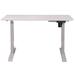 ErgoMax Electric Height Adjustable Single Motor Desk Frame w/ 48'' x 24'' Tabletop, 45.25 Inch Max Height