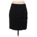 White House Black Market Casual Pencil Skirt Knee Length: Black Print Bottoms - Women's Size 4