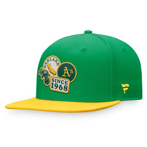 Athletics Fanatics Branded True Classic Flat Brim Fitted Cap