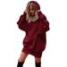 Dtydtpe 2024 Clearance Sales Hoodies for Women Solid Color Clothes Hoodies Pullover Coat Hoody Sweatshirt Womens Long Sleeve Tops Womens Sweaters